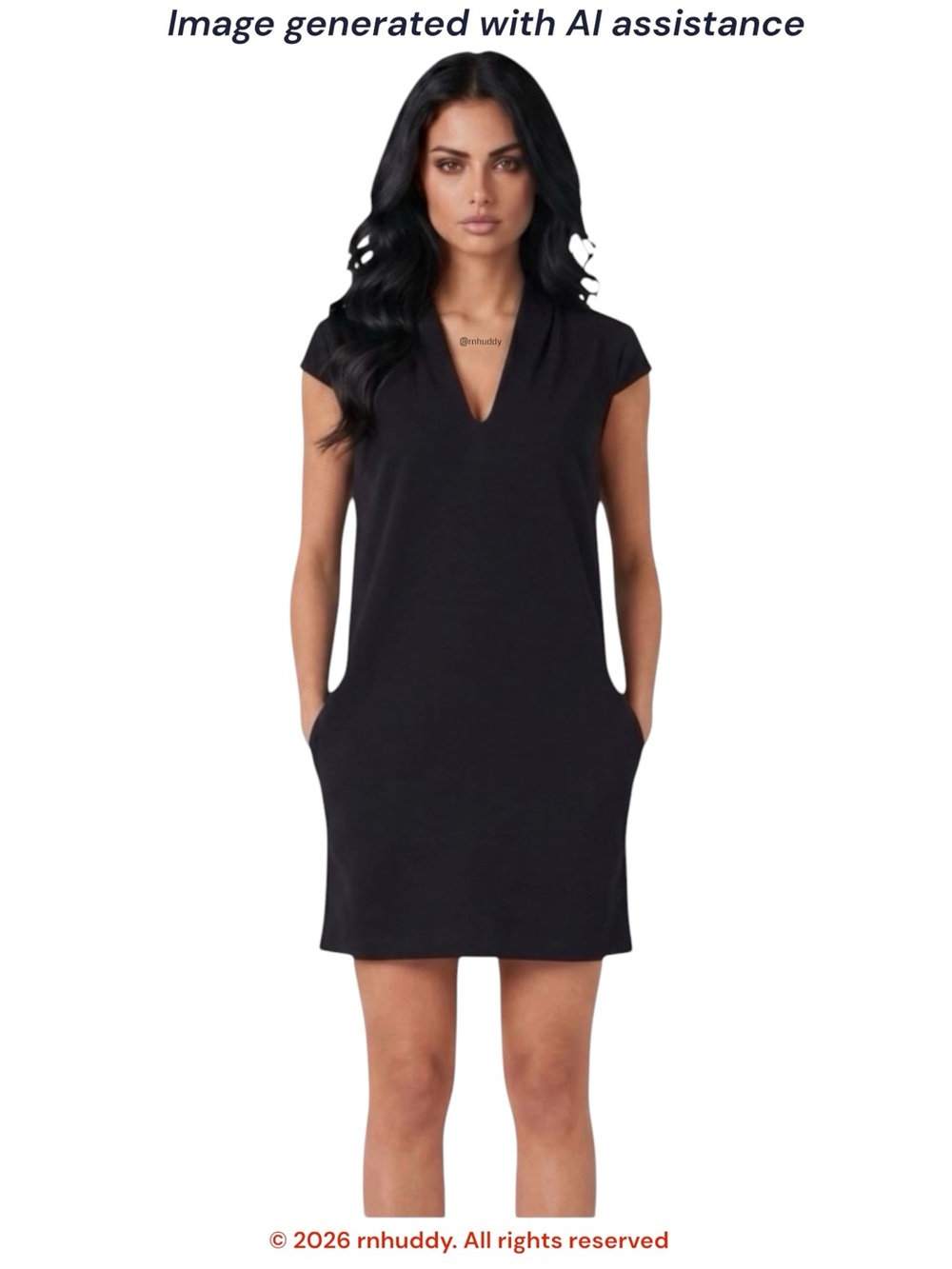 Gibson Latimer XL black dress with pockets